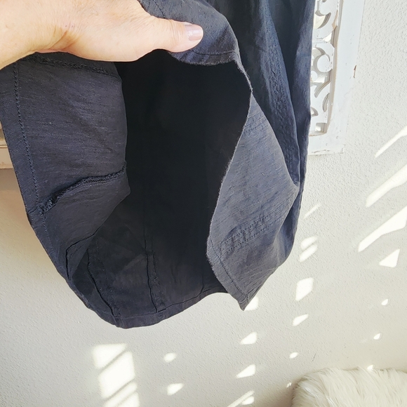 UNIF THE NETTO MAXI SKIRT BLACK BLEND OF LINEN & RAYON LOW RISE NWT SZ MEDIUM - Picture 11 of 15